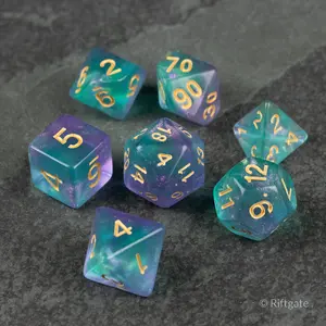 Faerie Glitter Dice Set Faerie Glitter Dice Set
