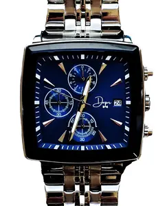 Blue Chrome Quartz – The Modernist by Dapper Watches