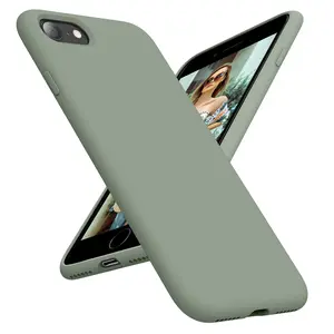 OTOFLY iPhone SE Case,iPhone 8 Case,Ultra Slim Fit Phone Cases Liquid Silicone Cover with Soft Bumper Protection Anti-Scratch Shockproof Case for iPhone SE/8/7 Accessories Handheld Protective Cellphone Protector Smartphone Screen Protector Devices Casing