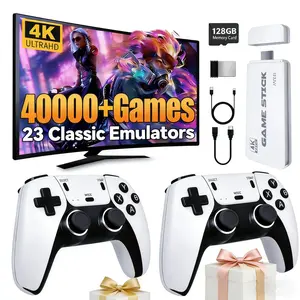 2026 Retro Arcade Game Console with 40,000+ Games, 4K HDMI Wireless Joystick - Perfect Birthday's Gift for Him Childhood Classic Gaming Emulator