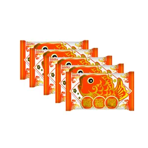 Meito Japanese Lucky Taiyaki Fish Shaped Snack - Chocolate Flavor, 5 Packs Value Size Meito Japanese Lucky Taiyaki Fish Shaped Snack - Chocolate Flavor, 5 Packs Value Size