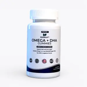 Premiux Omega-3 DHA Gummies — Brain, Heart & Eye Support