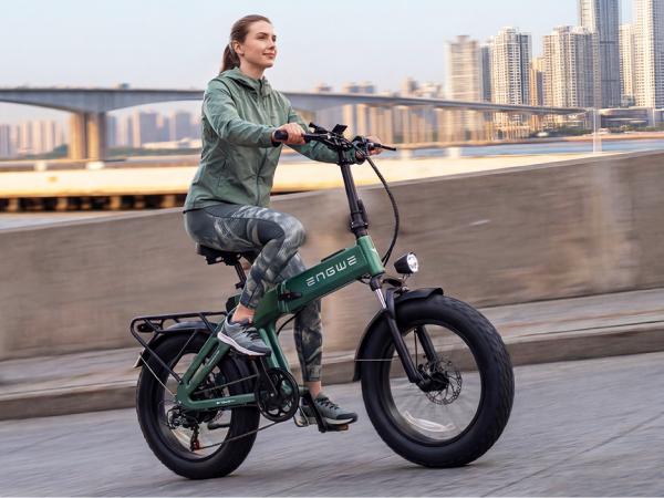 ENGWE EP-2 3.0 Folding Electric Bike | 75+ Miles Long Range, 75Nm High Torque Motor, Hydraulic Disc Brakes, 20×4.0 Fat Tires, IP64 Waterproof & Smart APP Control | Foldable Design for Urban Commute and Outdoor Adventure