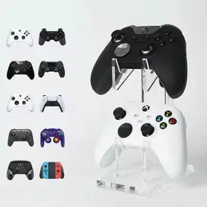 Transparent Acrylic Stand, Detachable Hanging Rack, Desktop Display Holder, Acrylic Display Risers, Compatible with Ps Color/ps4/ps5/switch Game Controller Base & Stand