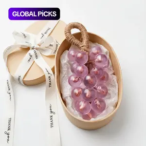 Grape Cluster Handmade Soap 180g, Natural Plant Essential Oils, Gentle Cleansing and Moisturizing, Fun Shape, Hanging Bath & Shower Decor Gift #TOP PICKS