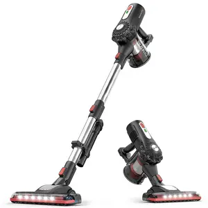 Roomie Tec Dylon Cordless Stick Vacuum Cleaner, Self-Standing, Up to 25min, Advanced Filtration System