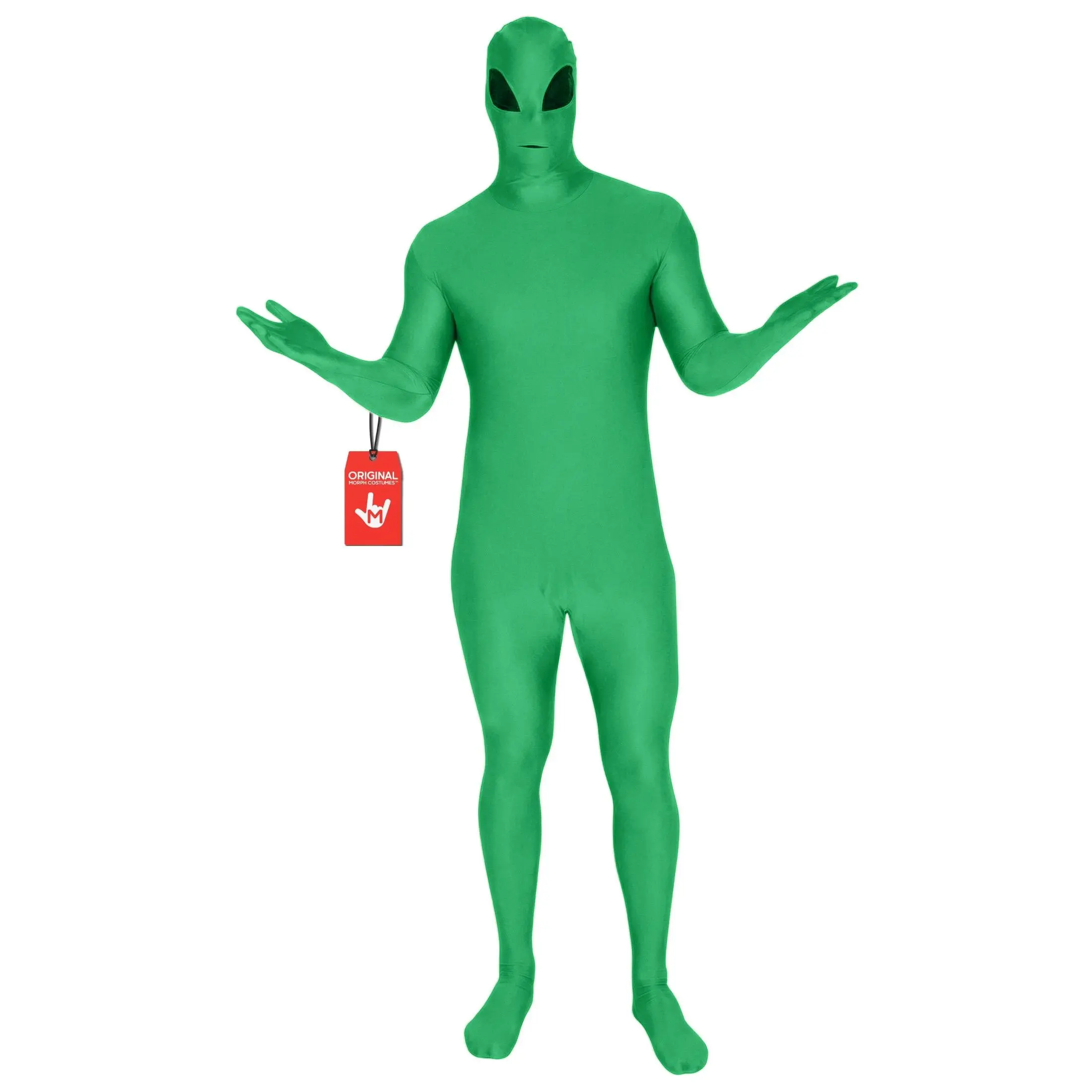 Morphsuits Green Alien Morphsuit, Halloween Costume