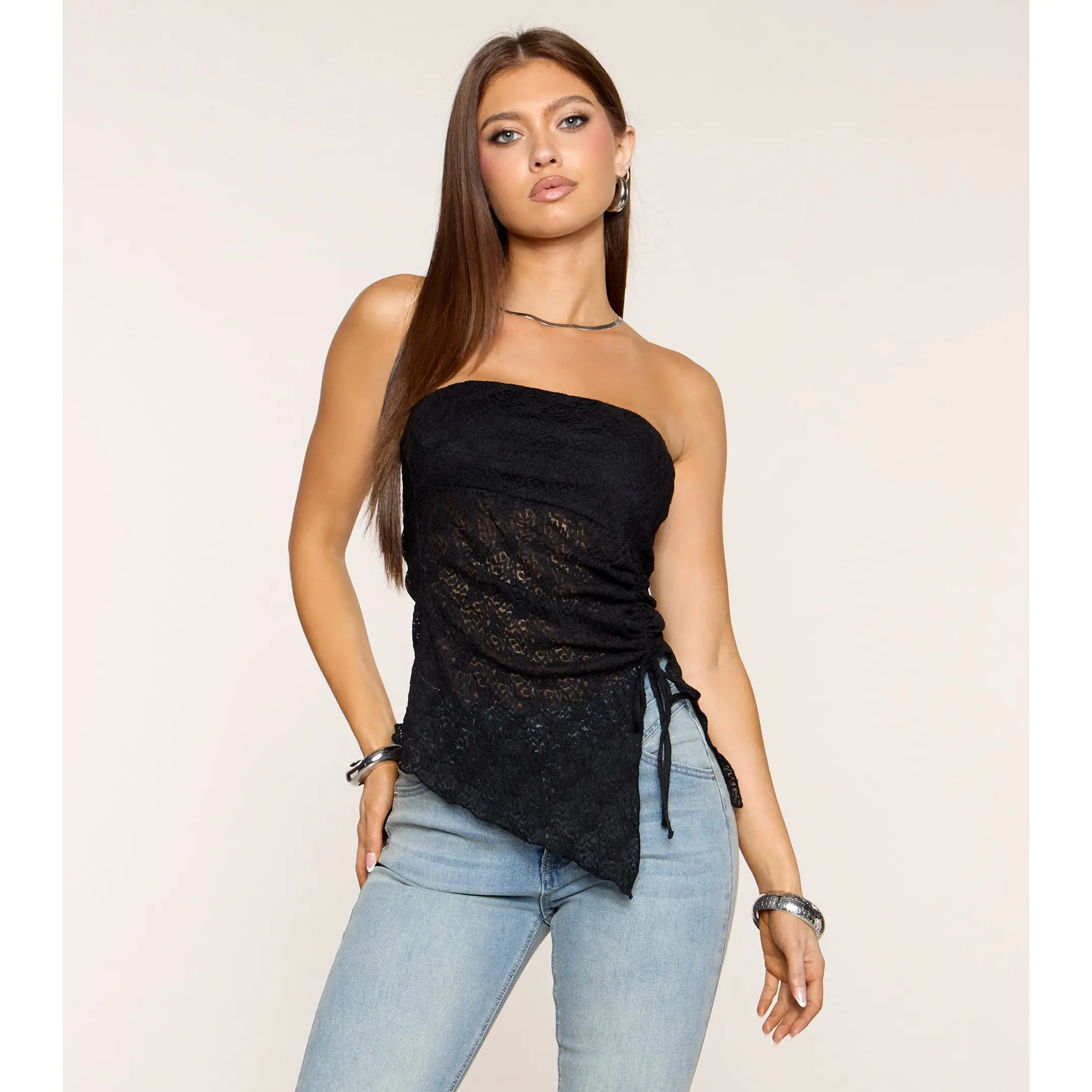 Caught In The Details Knit Tube Top