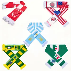 Scarf， midsummer, Soccer and Other Sports, Festivals & Parties, Favorite Winning Teams， Spectator Cheering Scarf - Durable, Suitable for All Seasons and Everyday - One-size-fits-all design