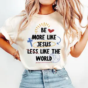 Be More Like Jesus Unisex T-shirt, Christian Inspirational Shirt, Faith-Based Tee