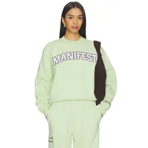 The Mayfair Group Manifest Classic Crewneck Sweatshirt in Sage