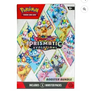 Pokemon TCG - Scarlet & Violet: Prismatic Evolutions Booster Bundle-6 and packs