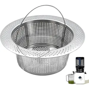 Pulp Strainer for Nama J2 Cold Press Juicer, Pulp Strainer with Handle for Nama J2 Cold Press Juicer, Suitable for Nama J2 Juicer Secondary Fine Filter Accessories, Upgrade Juice Mouthfeel, Easy Clean