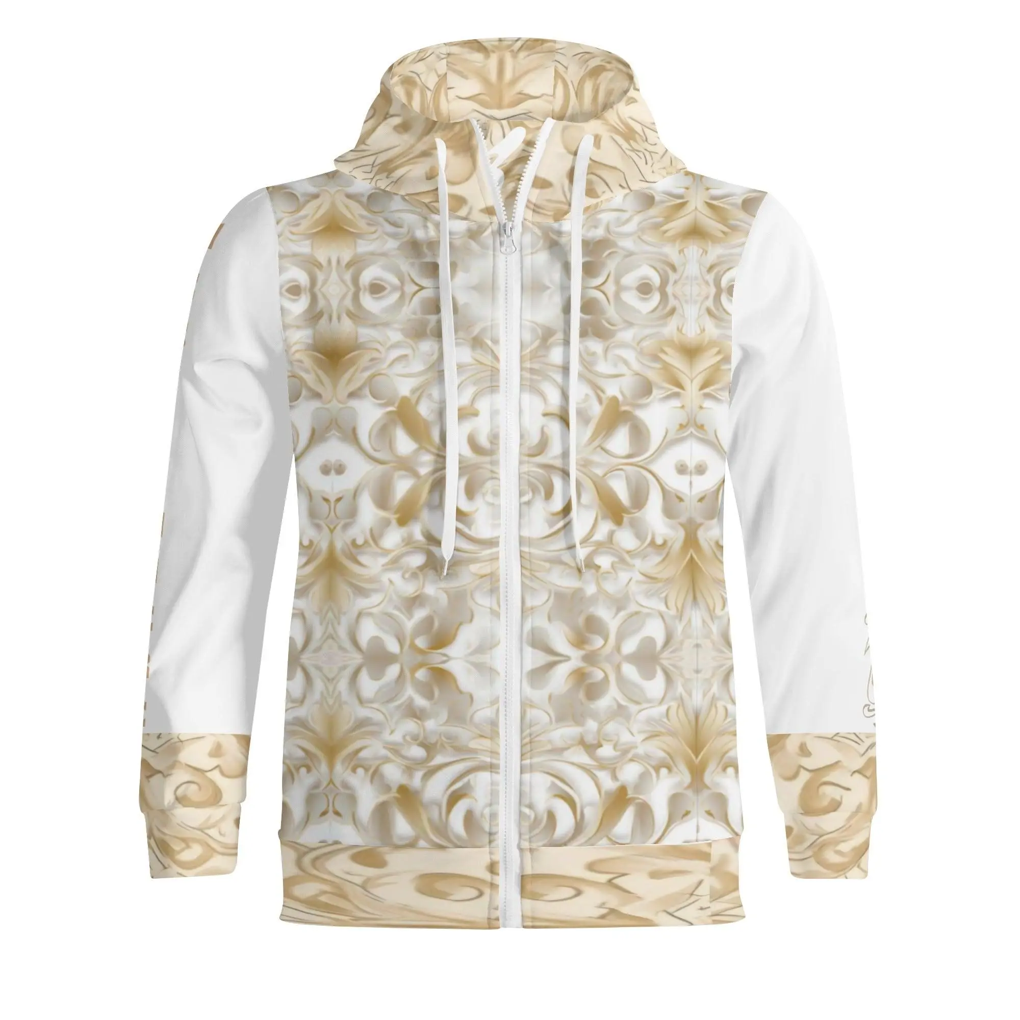 Women's Adult Full Zip Turtleneck Hoodie Streetwear