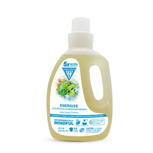 Hiketron 5X Ultra Concentrated | Long Lasting Scented Liquid Laundry Detergent | Removes Tough Stains | Machine Friendly | Energize