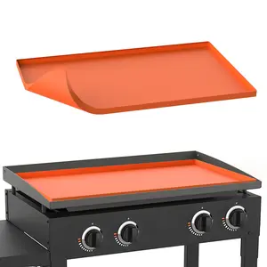 Silicone Griddle Mat Cover for Blackstone - 36 Inch.Heavy Duty Food Grade Blackstone Griddle Accessories, Upgraded Full-Edge Coverage, All Season Cooking Surface Protective Cover (Orange)