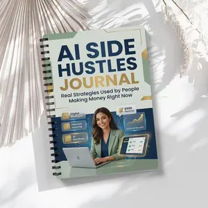 Ai Side Hustles Journal Spiral Notebook, Real-World Money-Making Strategies, Ai-Powered Side Income, Passive Revenue Guide