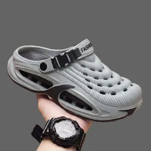 Men Women Fashion Outdoor Thick Sole Non Slip Odor Resistant Durable Quick Dry Soft Beach Sandals Casual Style Suitable for All Seasons