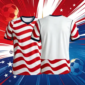 2026 United Statesl Home And Away 10# Pulisic Short Sleeve Soccer Jerseys Fans Version Breathable