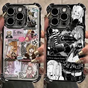 Anime Cute Misa A-Amane Plating Phone Case,Transform Your iPhone for Halloween Fun! For iPhone 17, 16, 15, 14, 13, 12, 11 Pro Max Plus Air Fan's Phone Case Cover - Great Gifts!