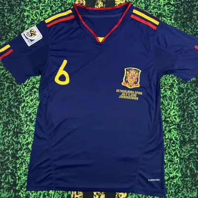 Spain Soccer Jersey 2010 TikTok Shop