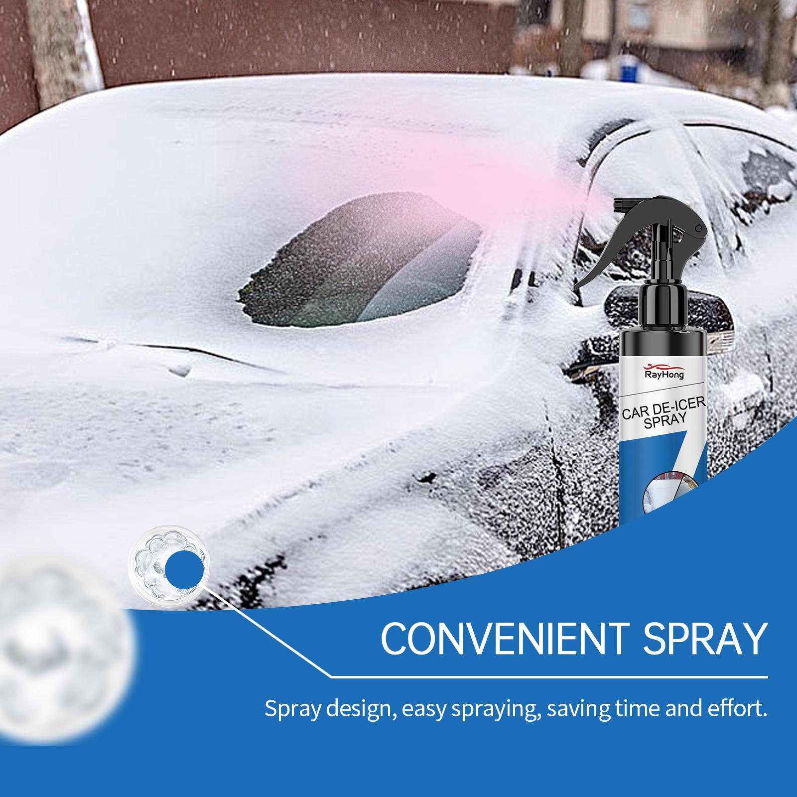 Car Snow Removal Spray - 100ML Powerful Quick Defrosting Solution for Windshields & Windows - Efficient Ice Melting Formula Car Snow Removal Spray - 100ML Powerful Quick Defrosting Solution for Windshields & Windows - Efficient Ice Melting Formula