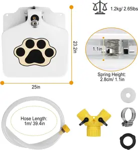 Dog2 Outdoor Dog Fountain – Step-On Paw Activated Dog Sprinkler –