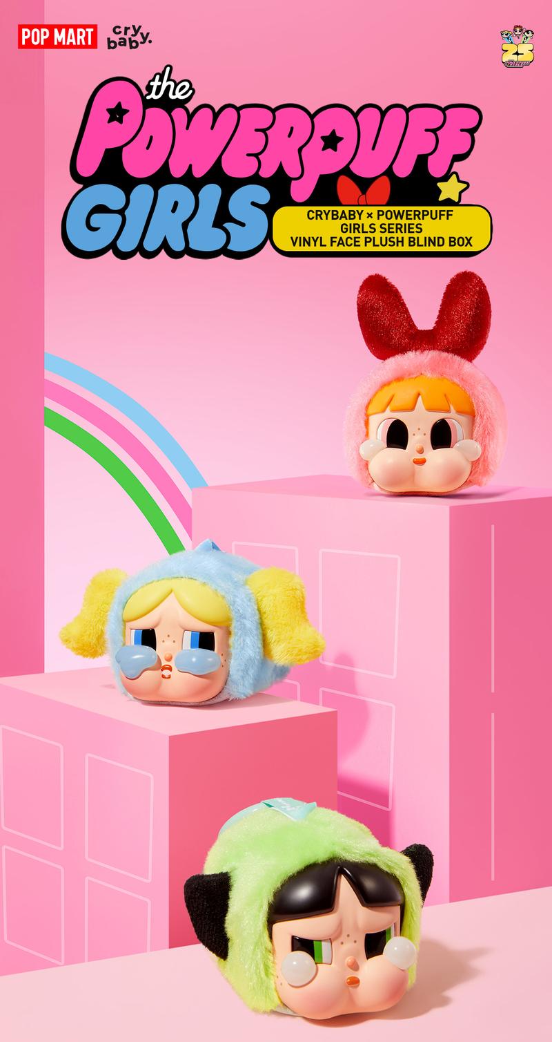 POP MART CRYBABY × Powerpuff Girls Series-Vinyl Face Plush Blind Box, Collectible Toys, Valentine’s Day Gifts POP MART CRYBABY × Powerpuff Girls Series-Vinyl Face Plush Blind Box, Collectible Toys, Valentine’s Day Gifts