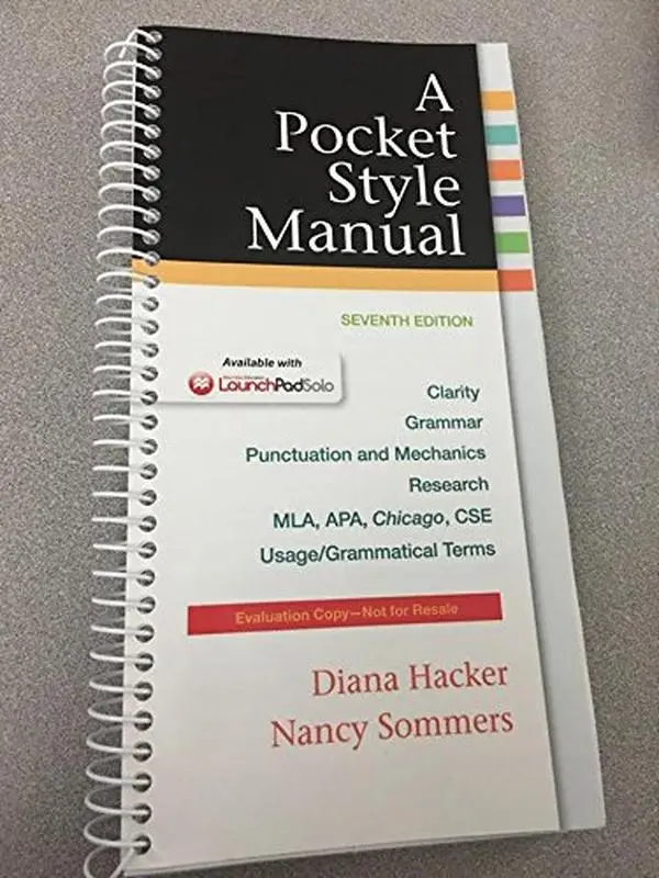 USED-A Pocket Style Manual by SOMMERS HACKER (Unknown)