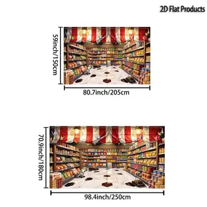 1pc Themed Origami & Robot Wall Tapestry Backdrop - UV Printed Colorful Linen Hanging Home Decor - Reusable Gift for Weddings, Birthdays - Easy Setup Entryway/Room Decoration