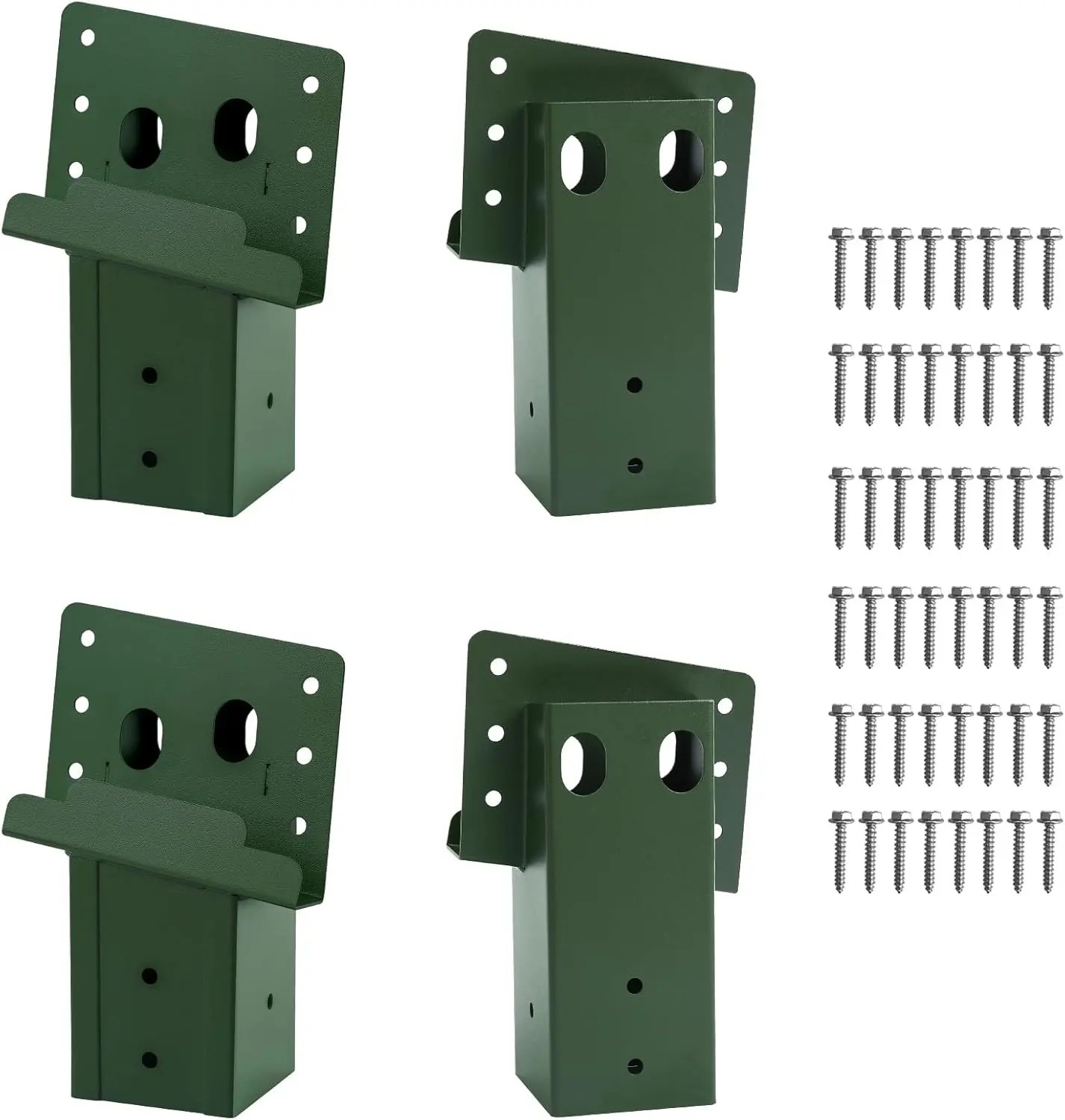 Deer Stand Brackets,Outdoor 4"x 4" Compound Angle Brackets for Deer Stand Hunting Blinds Shooting Shack and Tree Houses