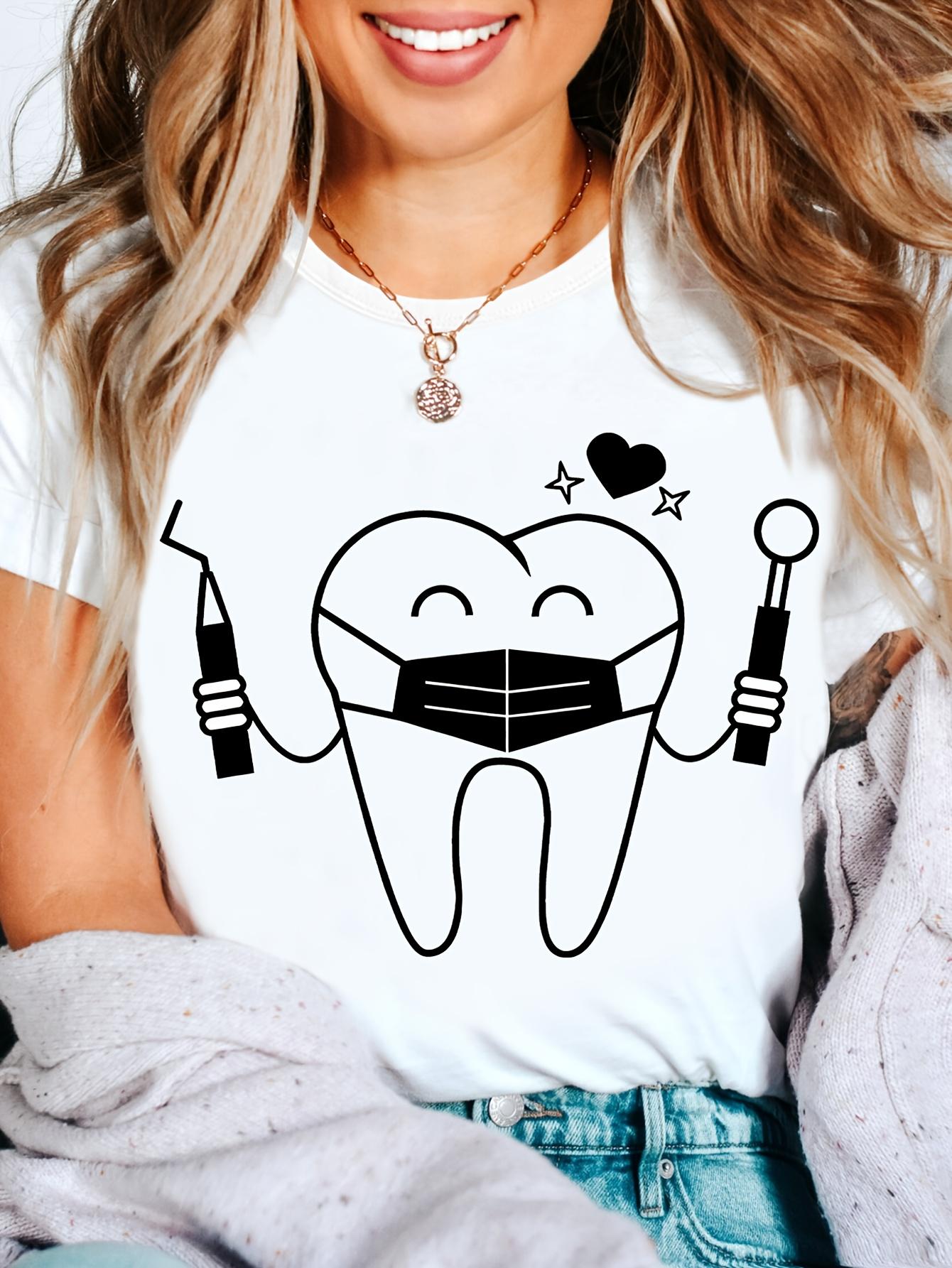 Fun Dental Print T-Shirts, Dental Group Shirts, Dental Assistant Tees, Dentist T-Shirts