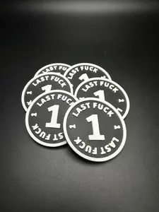 Last Fuck Coin (6 Pack) / One Fuck / Zero Fucks / Single Fuck / Challenge Coin / Fucks to give / Last fuck