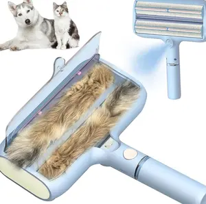 Pet Hair Removal Tool: New Upgraded Pet Hair Remover with Fur Bin-Reusable Lint Roller for Pet Hair-Cat and Dog Hair Remover for Couch, Furniture, Carpet, Clothes, Car Seat - Essential for Pet Owners