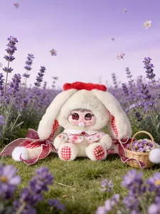 JIIMO Cloud Dream 400%  Box Mystery，Bunny Plush Dolls，Soft Furry Collectibles，Backpack or clothing decoration