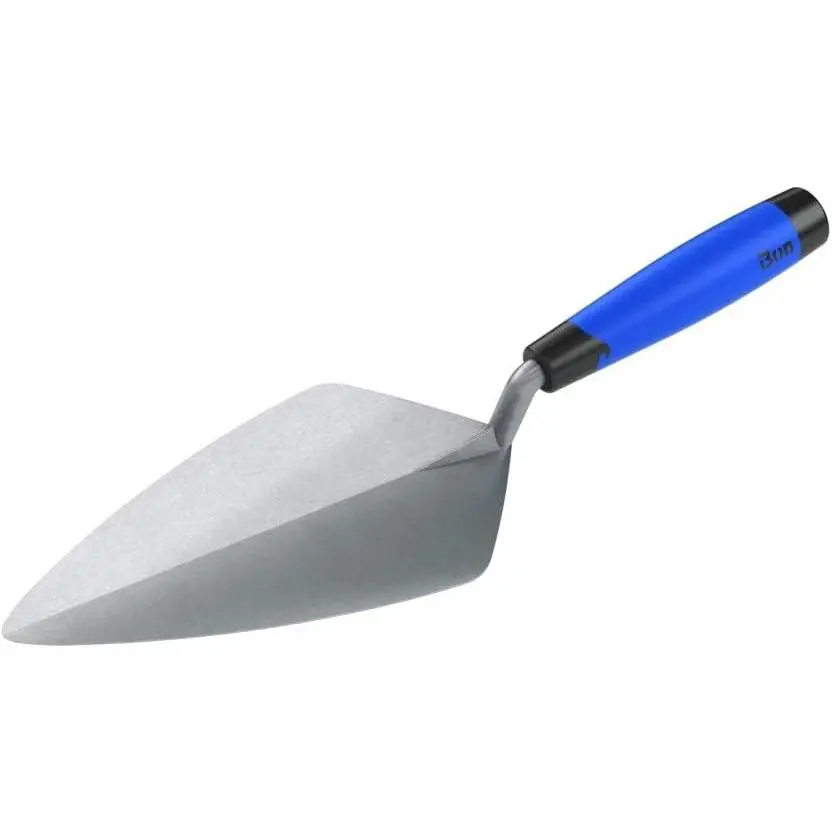 Masonry Brick Trowel for Construction & Building Industries, 72-539 Keystone Forged, 10 in Narrow Blade, London Comfort Handle