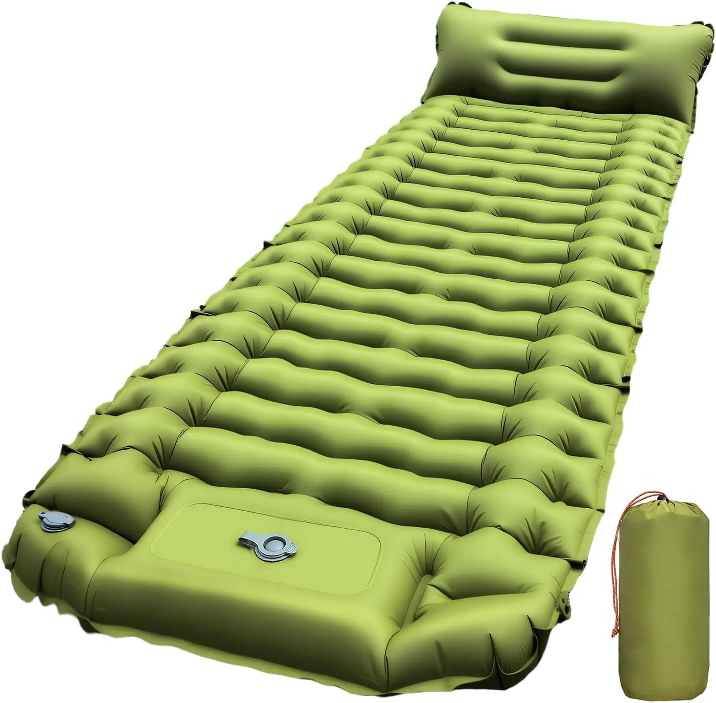 Sleeping Pad for Camping, Ultralight Camping Pad with Built-in Pump, Waterproof, Air Mattress for Backpacking, Hiking, Tent, Overnight Travel, Compact & Comfortable Sleep Pad for Outdoor Adventures