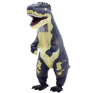 Adult inflatable Tyrannosaurus Rex costume — fun inflatable dinosaur apparel suitable for Halloween, Jurassic-themed parties, birthday gatherings, and holiday team-building events