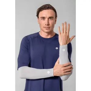 Men's MaxShield Performance Arm Sleeves | Sleek Grey