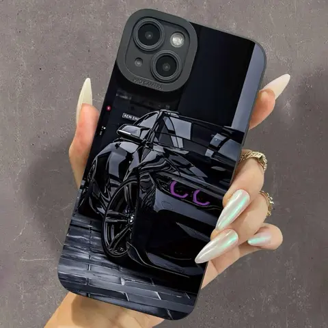 Car Pattern Phone Case, Anti-drop Cellphone Protective Case, Perfect Fit Protector, Durable Cover, Total Protective Shockproof Mobile Phone Cover for iPhone 15 Pro Max 14 13, Smartphone, Casing, Accessories, Protection