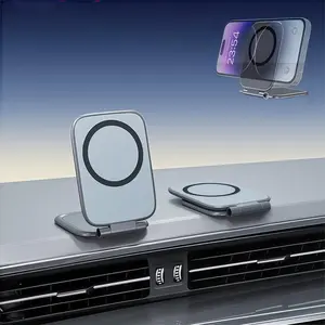 Drive Hidefold Ultra-Thin Foldable Magnetic Car Phone Mount Car Phone Holder, 2026 New Adjustable Car Phone Mount for Windshield Dashboard Compatible (Upgraded Version - Strong Magnet