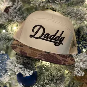 Daddy | By The Mad Hatter Co. 3D Puff Embroidery (Up To A Size 8 Head) Premium Mens Trucker Hat Gift Cap