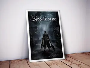 Bloodborne Poster | Video Game Poster | High Quality Matte Print | Gothic Horror Gaming Wall Art | Dark Fantasy Decor (NoFrame)