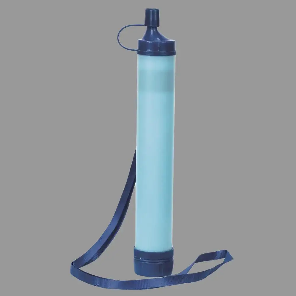 Portable Lightweight Compact Microfilter Water Purification Straw - Bacteria-Free for Outdoor Emergency Use, Emergency Kits, Household Kitchen Water Filtration