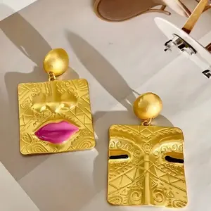 Two Faced Earrings for Him or Her