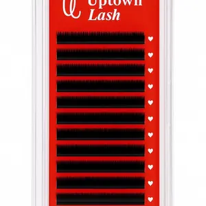 Uptown Lash 0.18 CC, C, and D 9mm Classic Lash Tray for Eyelash Extensions & Classic Designs - Perfect for Lash Artists