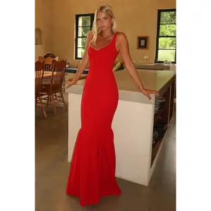 Emberly Maxi Dress - Red