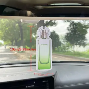Hilton Hotel Scent Perfume Bottle, Girl's Favorite Atmosphere, Luxury Store Same Fragrance, Car Air Freshener, Hanging Car Diffuser, Long-Lasting, Stress Relief
