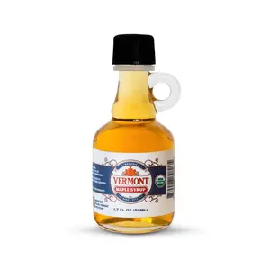 Amber Organic Vermont Maple Syrup - Glass Nip Bottle