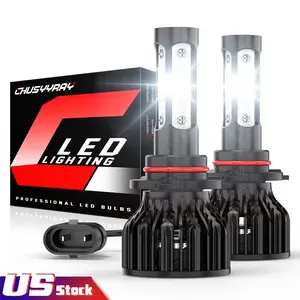 Pair 9006 LED Headlight low beam Bulbs 6000K For Toyota RAV4 2006 2007 2008-2012